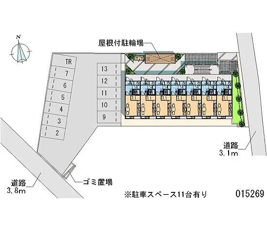 ★手数料０円★入間市仏子　月極駐車場（LP）